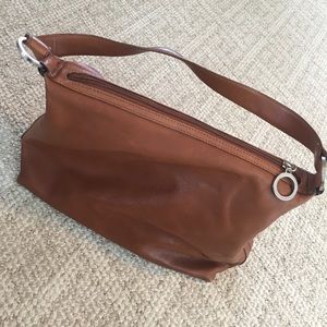 Cole Han Brown Leather Purse Good Used Condition